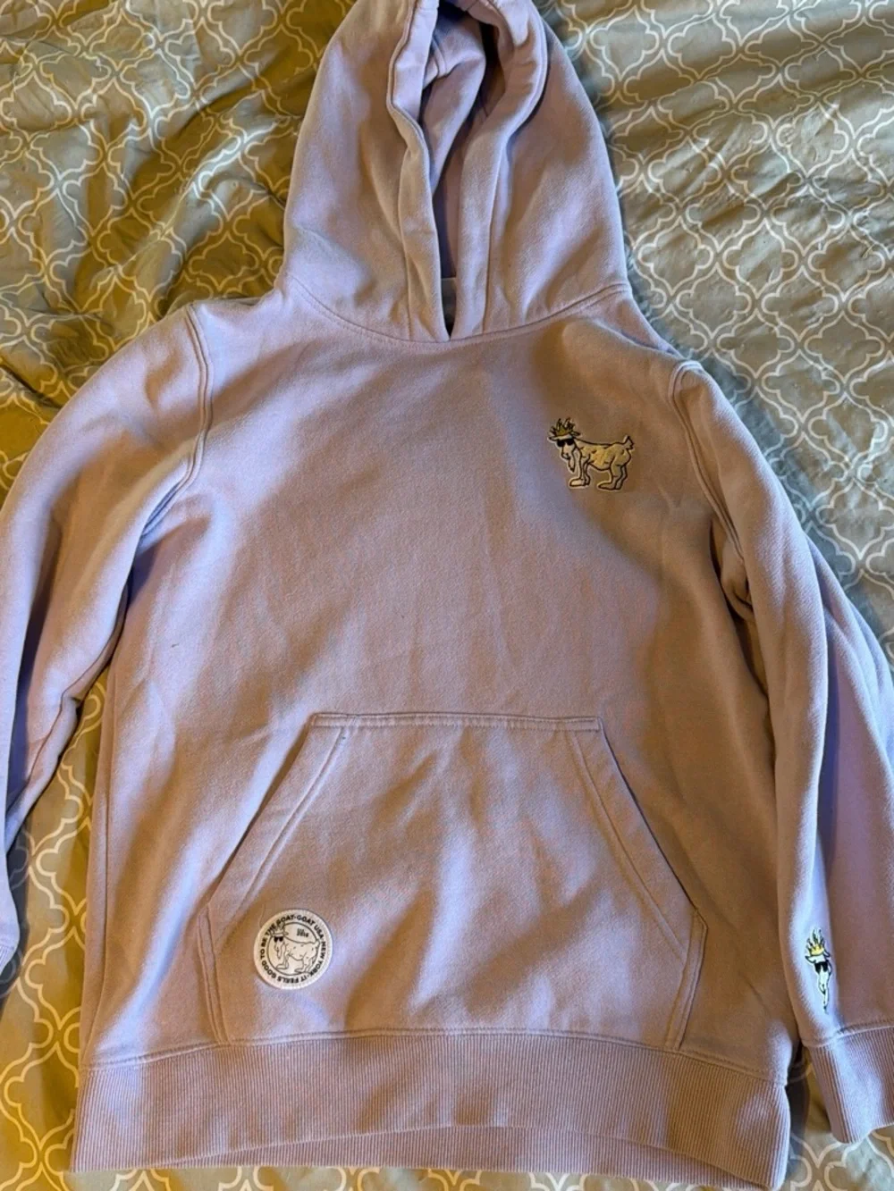 Goat Lavender Kids Hoodie